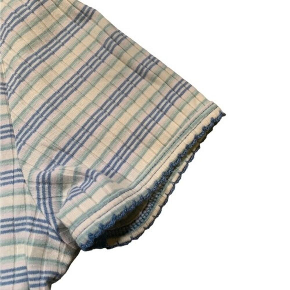 American‎ Eagle Crop Top Striped 90s Style Y2K Size XS - Picture 5 of 6